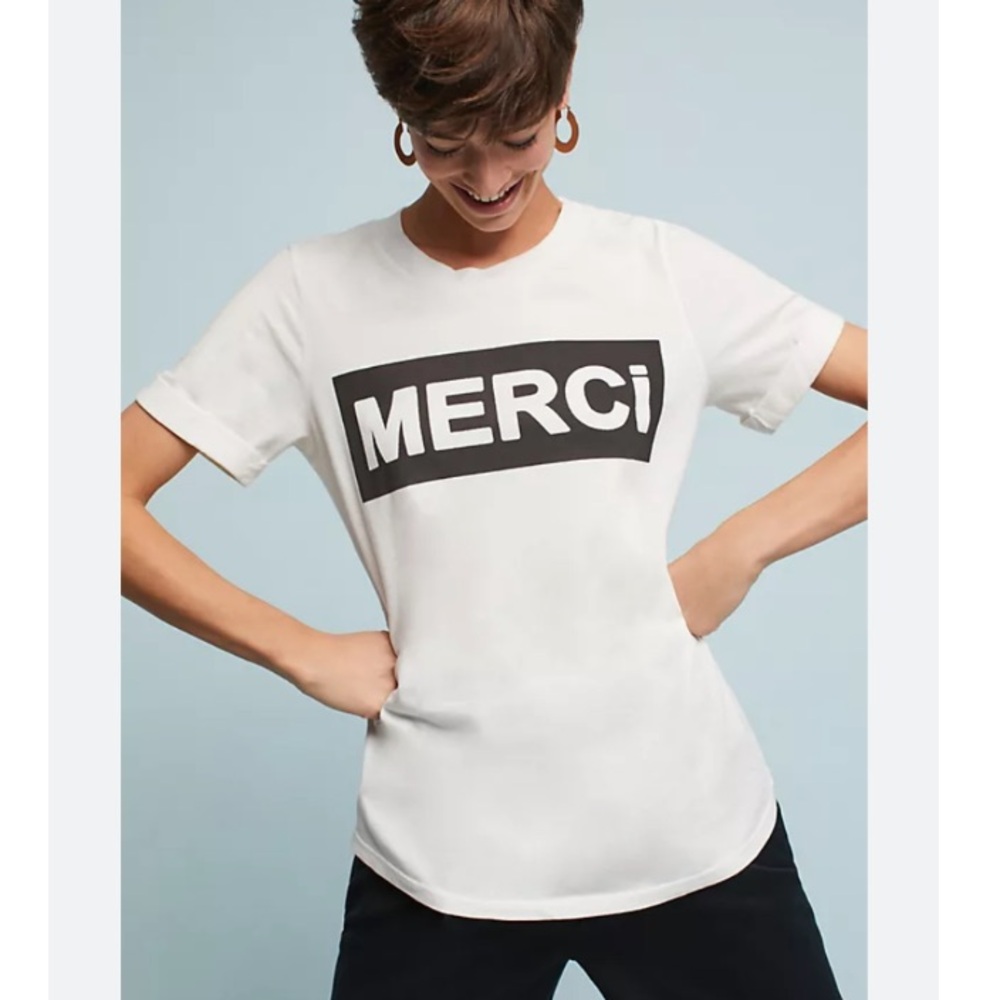 NWT Anthropologie Sol Angeles Merci Globetrotter Graphic Tee